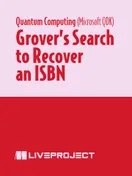 Grover's Search to Recover an ISBN