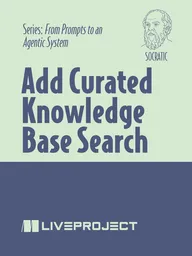 Add Curated Knowledge Base Search, Socratic