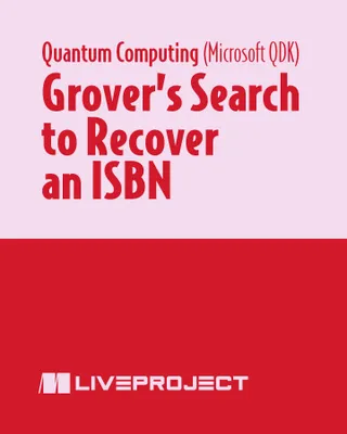 Grover's Search to Recover an ISBN