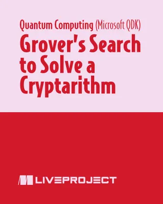 Grover's Search to Solve a Cryptarithm