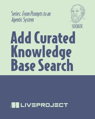 Add Curated Knowledge Base Search, Socratic